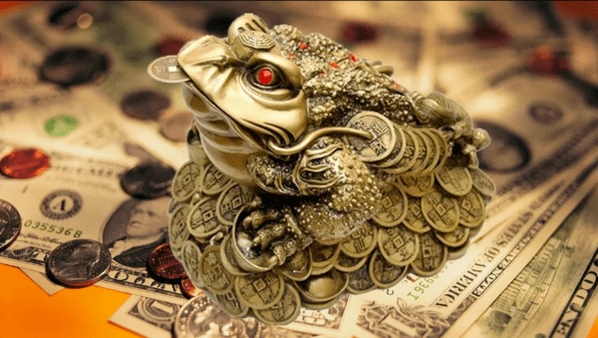 money frog as a talisman of good luck