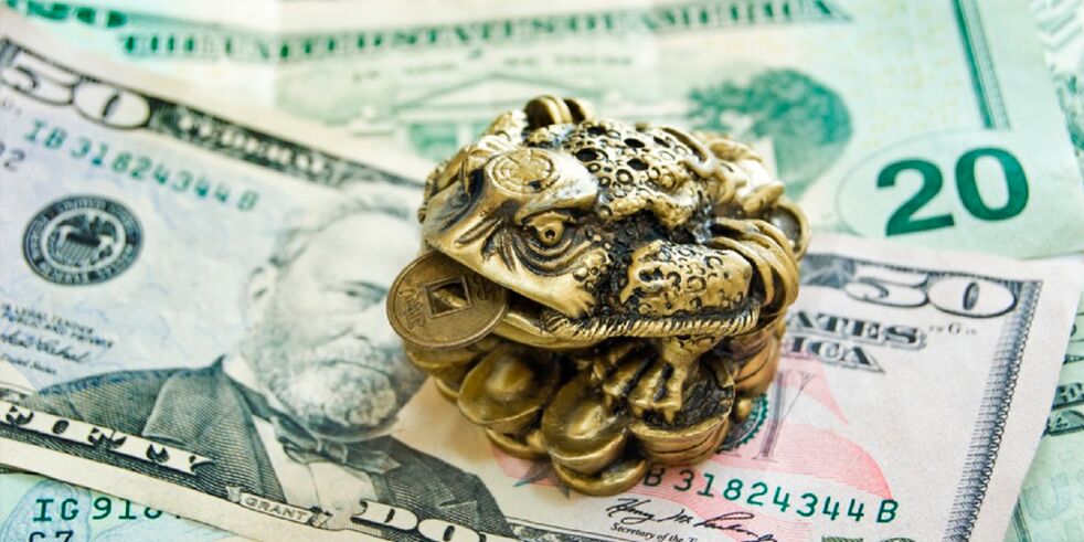 money frog as a talisman for well -being