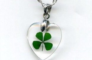 Amulet with a clover