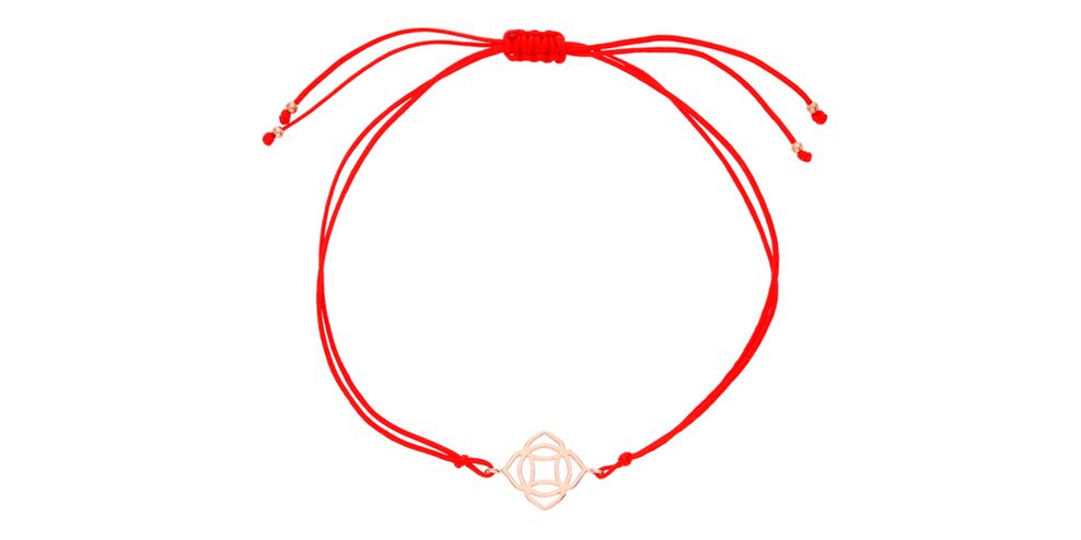charms with red thread for good luck